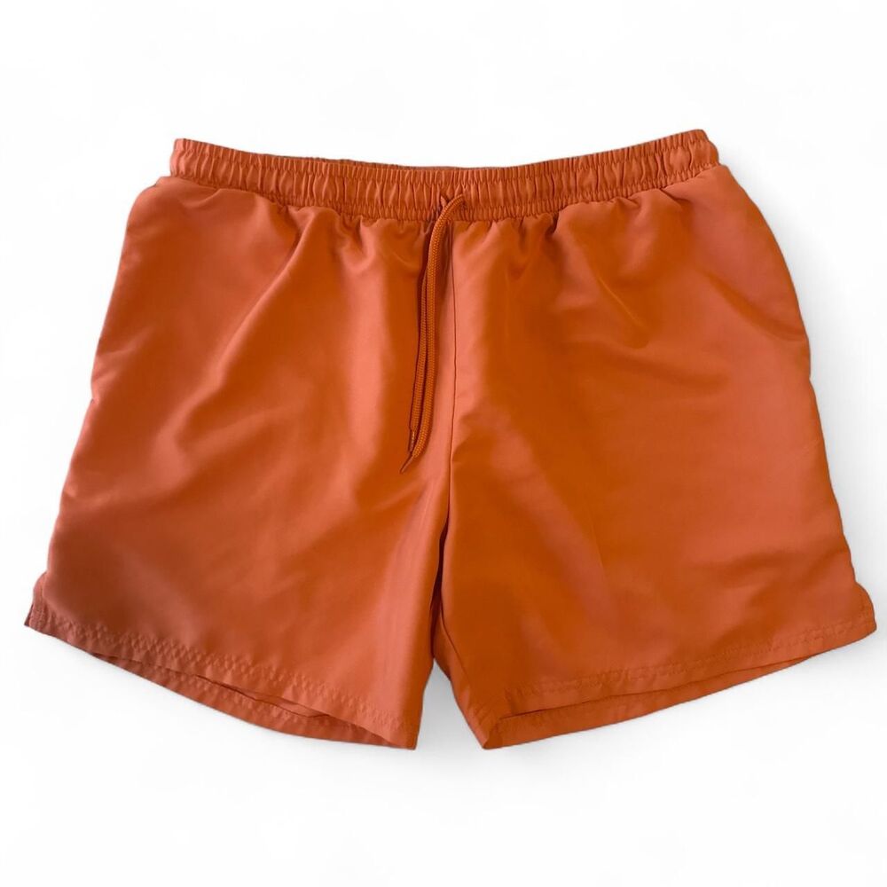 Bcg Men's Orange Swim-briefs-shorts